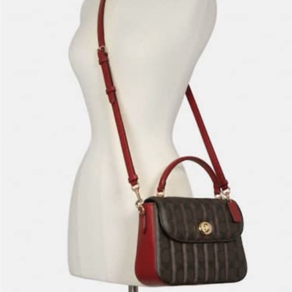 Host Pick 9/16!!!🎉🎊 Coach Top Handle Quilted Marlie Purse - Picture 3 of 11